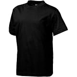 (スラセンジャー) Slazenger キッズ・子供用 Ace 半袖 Tシャツ ショートスリーブ トップス (身長116cm) (ソリッドブラック)
