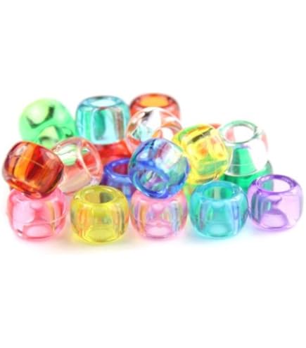 Amazon | The Beadery でか穴 ポニービーズ ゼリー ミックス
