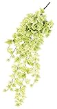 asca 造花 イングリッシュアイビーバイン 葉径3.5~6.5cm クリームグリーン A-42367-053A