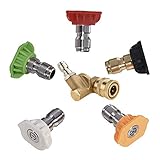 B Blesiya 5個入 スプレー ノズル ピボットカプラー クイックコネクタ 高圧洗浄機アクセサリー　　
