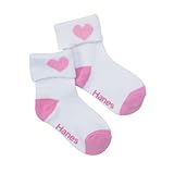 Hanes Ladies滑り止めTurncuff Socks 6パック( 36 / 6 ) – Assorted -2t-3t