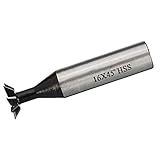 Dovewill 全9サイズ　精密　研削材　ダブテールカッター　エンドミルフライスハイス　10〜35ミリメートル　 45度　鋼 - 16mm