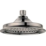 Dawn HSS0560400-7 Single Function 7' Round Rain Showerhead, Brushed Nickel [並行輸入品]