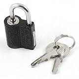 L'Armoire à porte cadenas de sécurité Noir 1,5 cm de long avec 2 clés