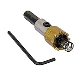 Homyl HSSドリルビット　高速鋼　ホールソー　ドリルビット　カッター　穴切削　16mm 径　14mm深さ