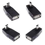 IPOTCH ４個入り　多機能 実用的　ミニ　USBオス-USBメス　OTGホストアダプタ