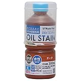 和信ペイント 水性オイルステイン 木目鮮明・微臭・安全 チーク 300ml