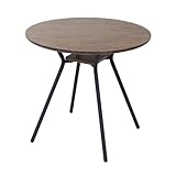 JKプラン ビンテージシリーズ カフェテーブル ブラックブラウン IRI-0033 IRI-0033-BKBR