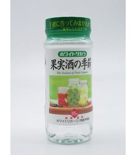 Amazon.co.jp: 35％ ホワイトリカー 1.8L 広口4L空瓶 氷砂糖1kg付