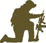Army Navy Military Soldier Picture Art - Kids Boys Bedroom - Peel & Stick Sticker - Vinyl Wall Decal