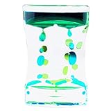 Echana オイルタイマー キッチン タイマー 砂時計 勉強 タイムタイマー 小型 子供 水時計 オイル砂時計 液体 油 時計 おしゃれ 大人 卓上 インテリア飾り (#2)