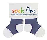 Sock Ons Clever Little Things That Keep Baby Socks On! 0 - 6m (Blueberry) by Sock Ons