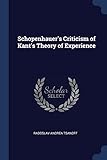 Schopenhauer's Criticism of Kant's Theory of Experience