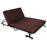 ベッド ソファー ソファベッド 折り畳み リクライニング 低反発 セミダブル ブラウン