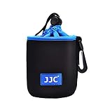 JJC 耐水性 レンズポーチ レンズケース カメラレンズ収納 巾着袋 レンズ ≤ 2.9 x 3.9" / 74 x 100mm (D x L) 適用 レンズ保護 携帯便利 キャノン EF 50mm 1.8 EF 50mm 1.4 EF 40mm 2.8 EF-S 18-55mm EF-M 15-45mm EF-M 15-55mm EF-M 11-22mm ニコン AF 50mm 1.8 AF 50mm 1.4 AF-P 18-55 mm AF-S 55-200mm AF-S 18-55mm Fujifilm XF 35mm F2 XF 35mm F4 XC 16-50mm XF 18-55mm など適用