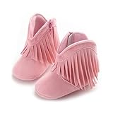 ソリッドカラーソファソルトアンチスリップブーツコットンブーティータッセルブーツベビーガールズ子供ソリッドフリンジシューズ