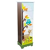 Fantasy Fields - Enchanted Woodland Thematic 5 Drawer Wooden Cabinet for Kids Storage | Imagination 