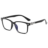 [SOHOKI] ブルーライトカットメガネ 紫外線カット UVカット パソコン用メガネ 度なし 超軽量 TR90フレーム 透明レンズ おしゃれ 男女兼用