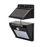 Valuetom　2017新版 ソーラーライト分離 センサーライト 10LED 分解可能 防水防犯夜間自動点灯 屋外 軒先 ガーデン 玄関 勝手口 ガレージ プレイガーデン、通路 ベランダ 駐車場など