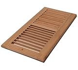 Decor Grates WL614R-U 6-Inch by 14-Inch Wood Return Air, Unfinished Oak [並行輸入品]