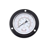 uxcell 圧力計 ラウンドダイヤルのタイプ 0-140psi 0-10kg/cm2 13mm 1/4PT