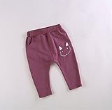 PANCY 子供服 ロングパンツ キッズ 子ども 春 秋 綿 長ズボン スウェットパンツ パンツ 男の子 女の子 ベビー おしゃれ カジュアル ファッション 可愛い 動物 キツネ プレゼント 4色