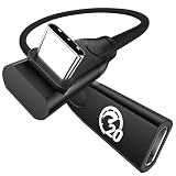 タイプc 延長ケーブル0.3m 90度 直角USB C 3.2 Gen 2X2 延長ケーブル 20Gbps高速データ転送 240W PD3.1急速充電 L字型 Type C 延長コード 30センチ 5K/4K@60Hz映像出力 高耐久ナイロン iPhone17/16/15シリーズ 、MacBook、Pixel 10/9/8、Galaxy S25等Type C機種対応