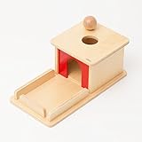 【Natural MONTESSORI】 モンテッソーリ教具 -- トレイつき玉入れ -- montessori 教育 ナチュラルモンテッソーリ 本格教材 木製知育玩具 木製パズル ブロック ベビー 