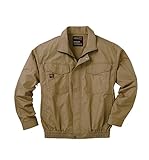 空調服-長袖ワークブルゾン 服のみ　KU91400 20（キャメル） LL