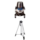 シンワ測定 レーザー墨出し器 LASER ROBO Neo 31ER BRIGHT 縦 横全周 大矩 地黒 78240 と エレベーター 三脚 A 76629 のセット