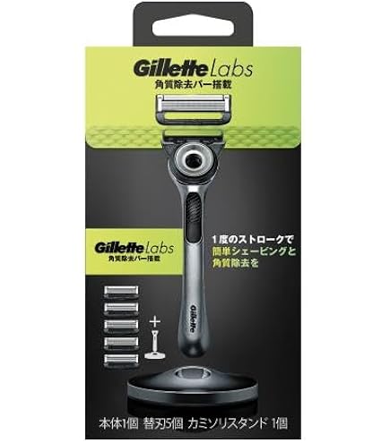 Amazon.co.jp: Gillette Labs ジレットラボ 角質除去バー搭載 替刃 8個
