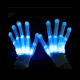 LED グローブ 光る手袋 LED Gloves Colorful Lighting (ブルー)