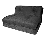 ソファーベッド 【バウアー】 スエード調 ブラック