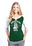 NCAA Colorblock Baseball Tee グリーン