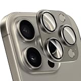 ZXZone for iPhone 16 Pro / 16 Pro Max カメラフィルム アルミ合金製＋AR高透過率強化ガラス アイフォン 16 Pro Max レンズ保護 カメラカバー レンズ保護 フィルム 防爆裂 ・耐衝撃・スクラッチ防止・露出オーバー防止・ケースに干涉なし(1枚) (iPhone 16 Pro / 16 Pro Max, グレー)