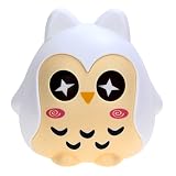 whitelotousキュートプラスチックフクロウデザインPiggy Money Bank Kidsコイン保存ポットボックス