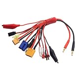 10 in 1 4mm バナナプラグ RC Lipo バッテリー マルチ充電器アダプター リードケーブル