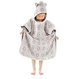 Kanemt フード付き　バスタオル　子供　ベビー　タオル おくるみ　動物柄　可愛い 4重ガーゼ 出産祝い パンダ