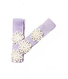 Bijoux & Bee(ビジュー&ビー) レースのお花のヘアクリップ<日本製> パープル