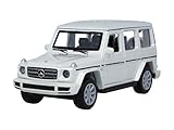 【メルセデス・ベンツ コレクション】純正 G 500 1/43 プルバックカー designo ダイヤモンドホワイト