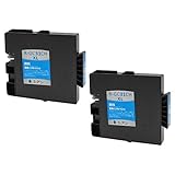 officeネット 互換インク シアン 2個パック 増量タイプ IPSIO GX e5500 / IPSIO GX e7700 / RICOH SG 5100 / SG 5100フロント手差しモデル 対応 リコー 用