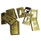 CH Hanson 10031 2" Brass Letters Set (33 Piece) [並行輸入品]