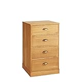 アンティーク風 国産 総桐ロッキングチェスト　スリム４段