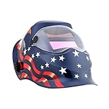 液晶式 自動遮光溶接面 ヘルメット アーク溶接 TIG溶接 MIG溶接 グラインディング対応 ホーク [並行輸入品]