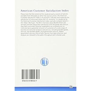 American Customer Satisfaction Index