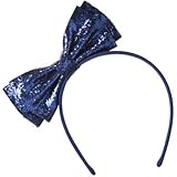 クレイジーエイト Crazy 8/ スパークル ボウ ヘッドバンド ネイビー 小物ジュエリー・ヘアーアクセサリー One Size【並行輸入】