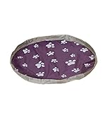 ベビーキッズ折り畳み式多機能玩具収納袋オーガナイザー遊び場 片付けらくらく 防水 マット 直径1.5m/0.8m (0.8m, パープル)