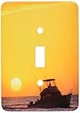 3drose LSP _ 89071 _ 1 A釣りボートand Sunset inキーWest , Florida us10 dfr0107 David R Frazier Single切り替えスイ