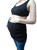 Hoshizoraya マタニティー 妊婦 帯 電磁波 から 赤ちゃん を 守る 妊婦用 腹巻 99％防止 純銀繊維 大きいサイズ おむつ マット 付き (ブラック)