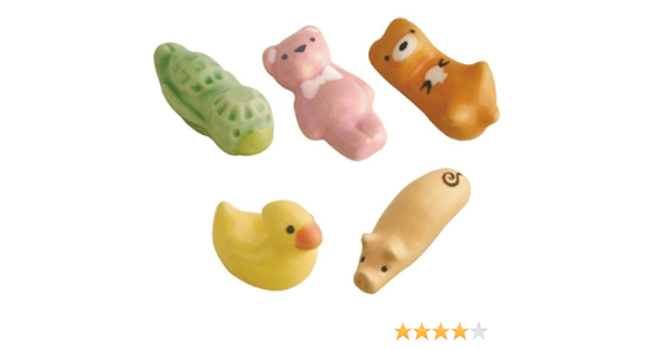 Amazon 美濃焼 手作り 箸置き 動物 5種セット Gf304 箸置き オンライン通販